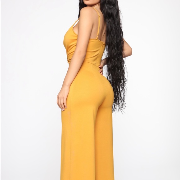 Jumpsuit- Honey Mustard - Picture 2 of 2